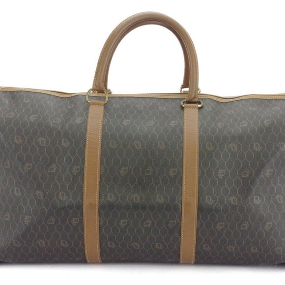 Dior Boston bag Logo PVC �~ leather Auth used - Picture 2 of 8